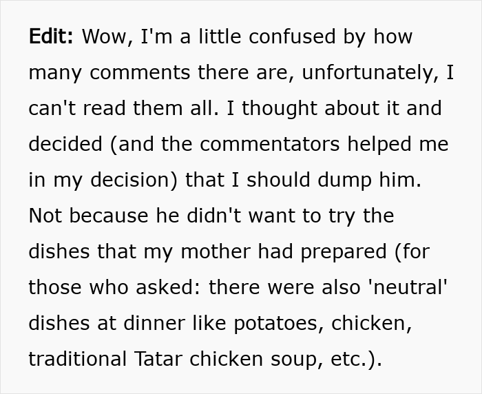Man making faces and throwing a fit after receiving traditional gross food instead of American dishes at dinner table.