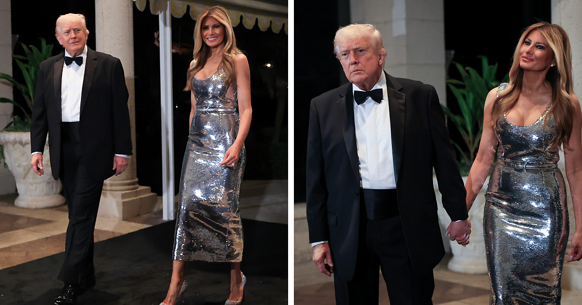 Melania Trump’s Body Language At Mar-a-Lago New Year’s Eve Bash Prompts Theories