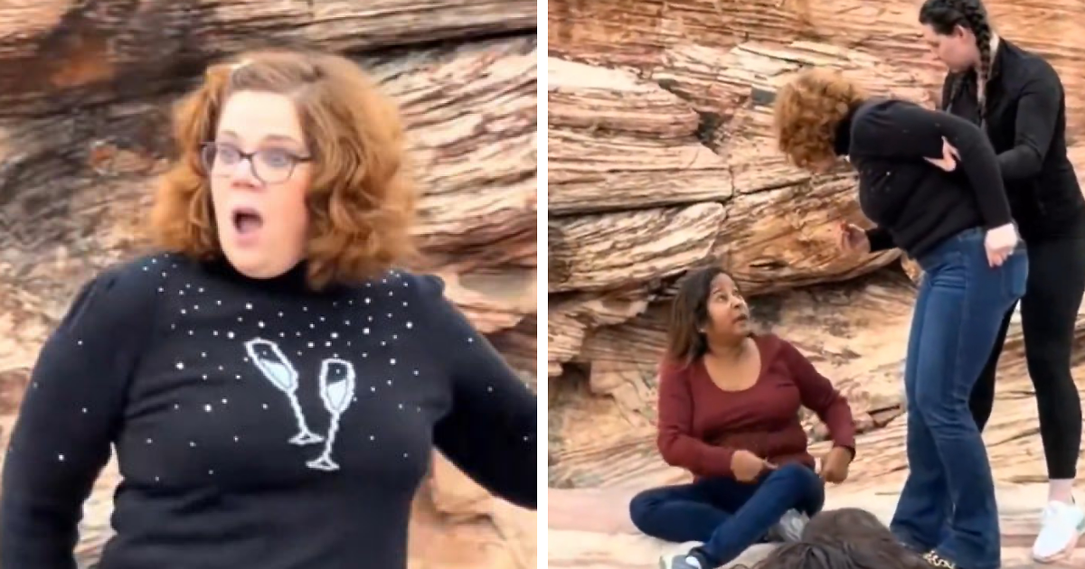 “First Karen Of 2026”: Woman Blocks Tourist’s Shot In Viral Red Rock Canyon Incident