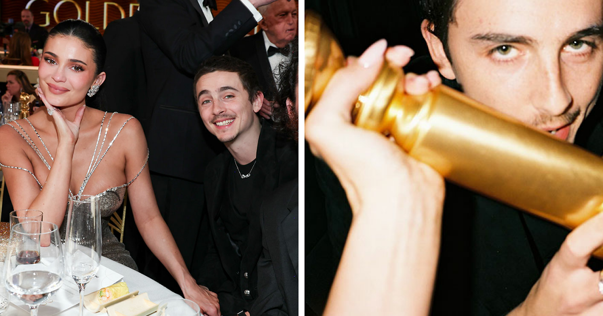 Timothée Chalamet Cuts Kylie Jenner Out Of Golden Globes Post After Their Fight Was Exposed