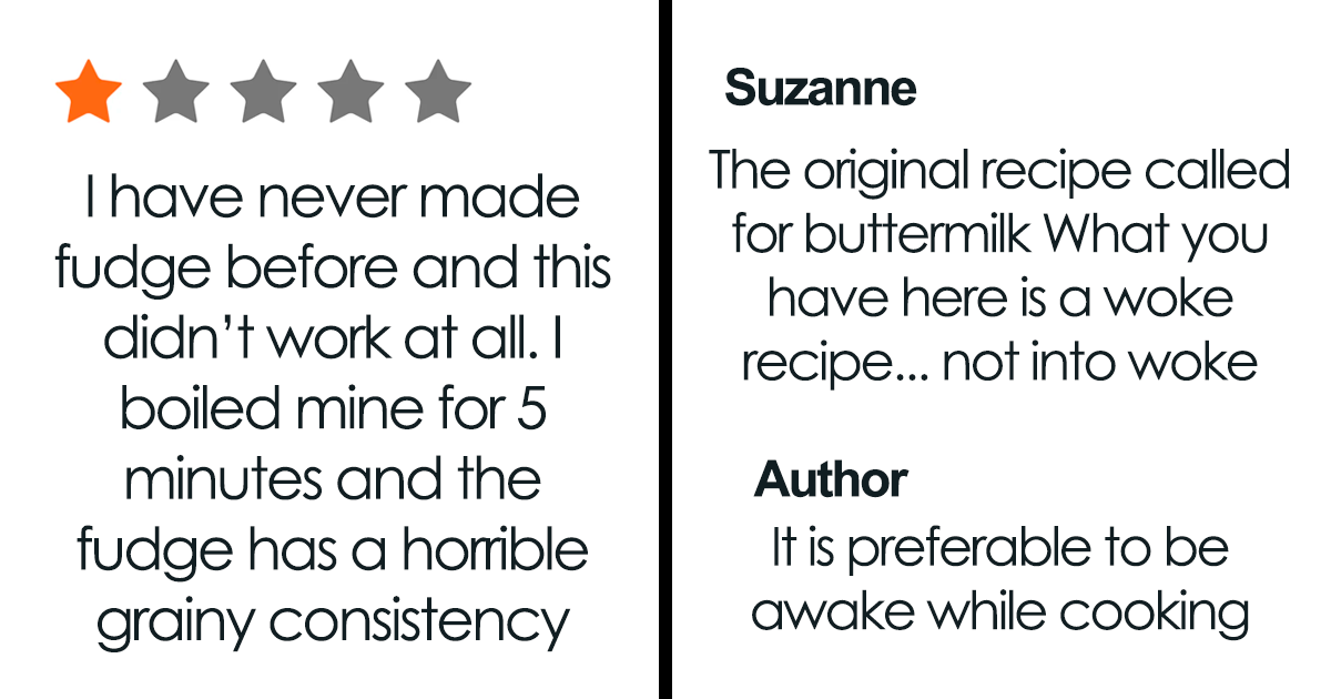 79 People Who Couldn’t Follow A Recipe Wrote The Most Hilarious And Bizarre Reviews (New Pics)