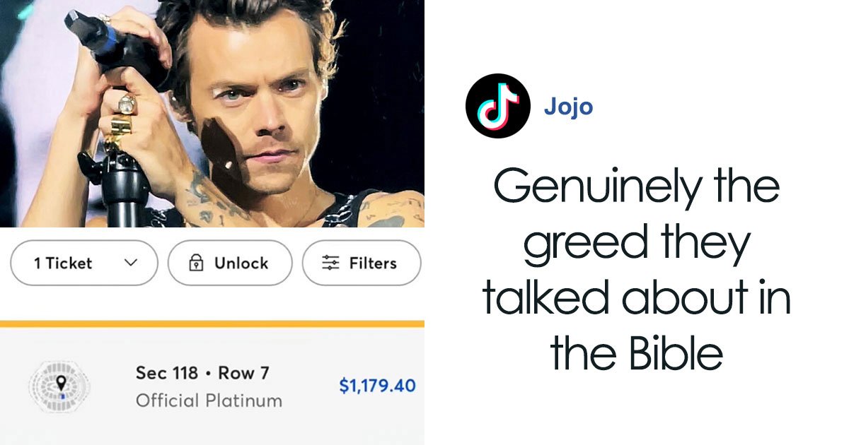 “Harry Styles, You’ve Changed”: Fans Outraged At The Prices Of Harry Styles New Tour Tickets