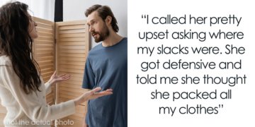 Man Tries To Blame Wife For Having No Slacks For His Business Trip, Internet Is Not Having It