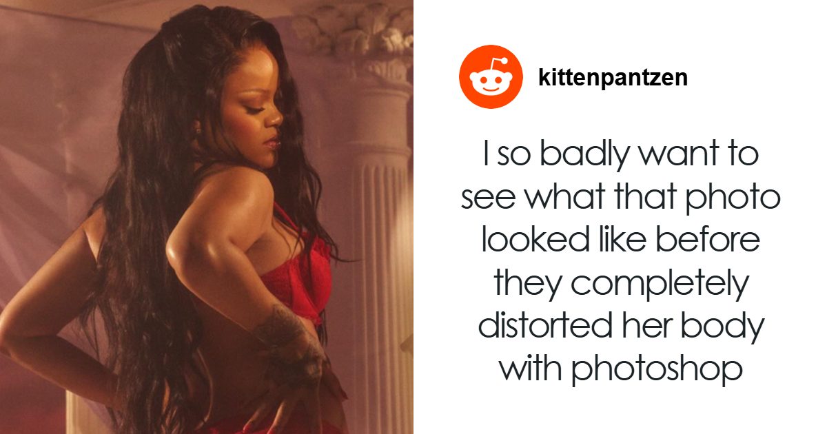 Rihanna’s “Distorted” Lingerie Photos Called Out For Manipulation After Fans Notice Key Details