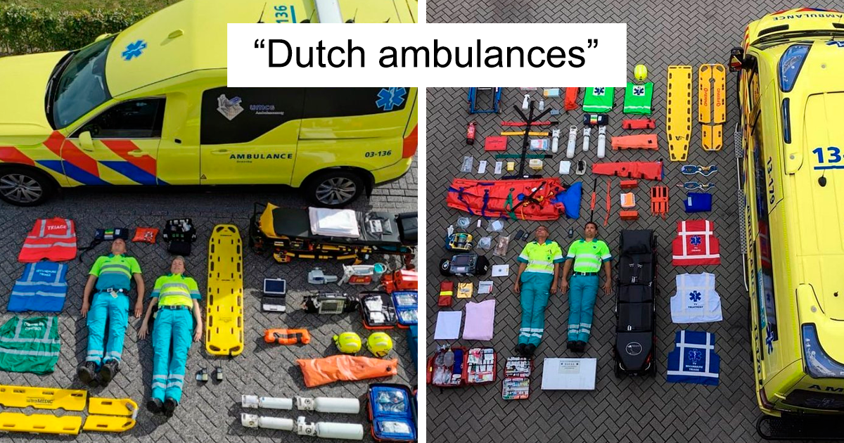 30 Pics Of Emergency Services From All Over The World Posing With Their Equipment