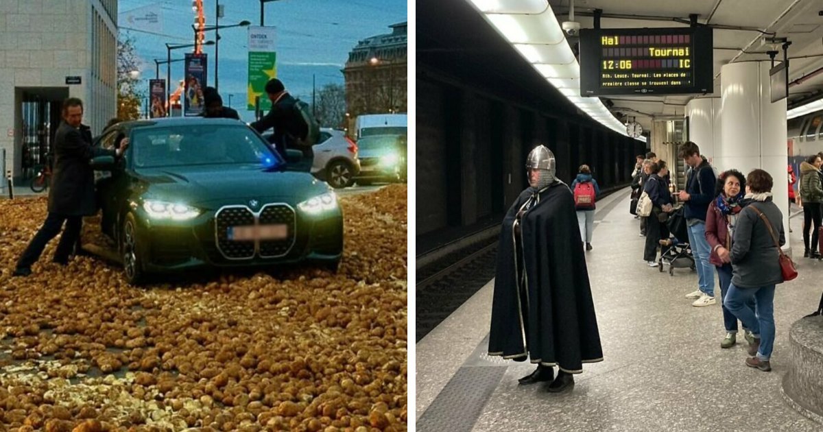 95 Of The Weirdest And Most Unhinged Things Seen On The Streets Of Brussels