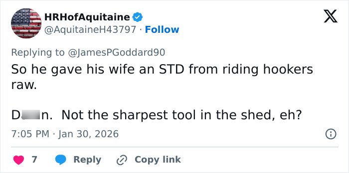 Screenshot of a social media post discussing Bill Gates allegedly giving his wife an STD and secret antibiotics.
