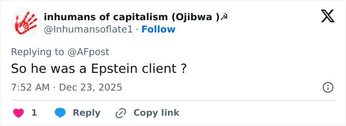 Screenshot of a social media post questioning Epstein client status amid Michael Jackson’s secret tapes on children.