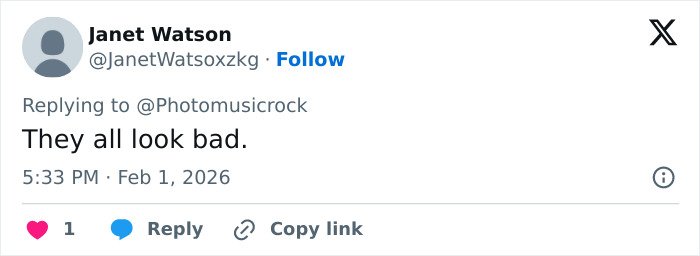 Screenshot of a tweet expressing concern over the Osbournes' drastic weight loss at a Pre-Grammy Gala.