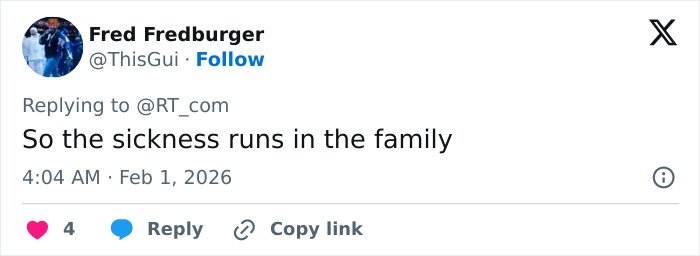A tweet commenting on a court case involving Norway's Crown Princess's son facing horrific charges.