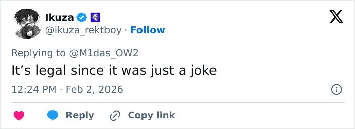 Screenshot of a social media reply referencing Trevor Noah's bizarre Grammys statement sparking wild theories.