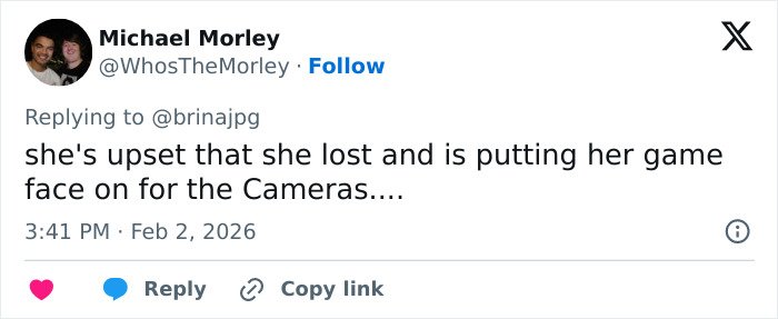 Screenshot of a tweet discussing Sabrina Carpenter&rsquo;s raw reaction to her six Grammy losses, showing fan emotions.