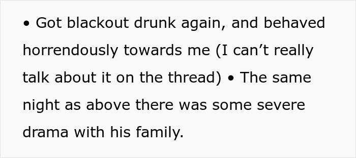 Text excerpt showing a woman sharing struggles with her husband who keeps leaving and coming back.