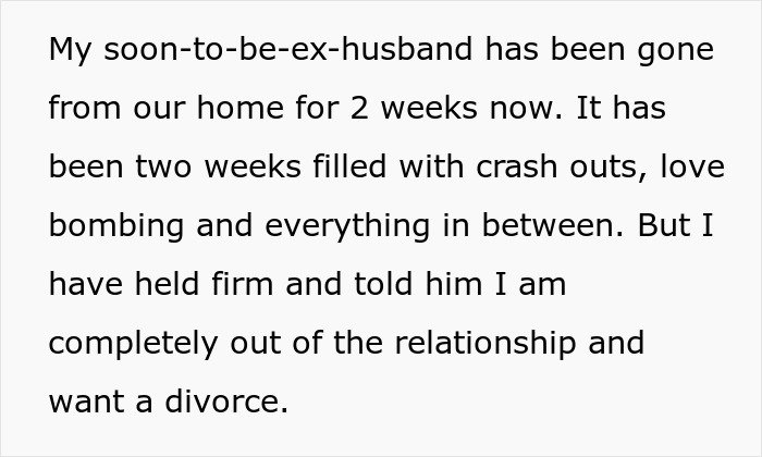 Woman shares struggles with husband who keeps leaving and coming back, expressing her decision to end the relationship.