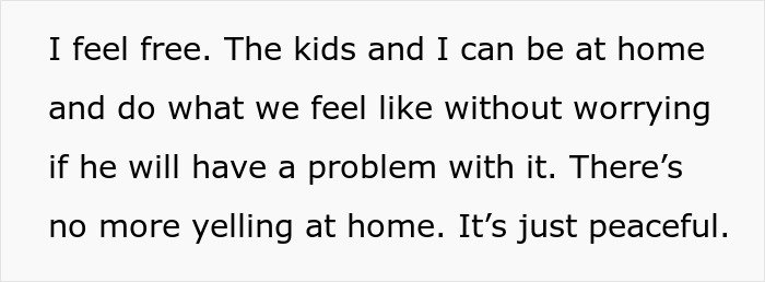 Text showing a woman sharing her struggles with her husband who keeps leaving and coming back, seeking peace at home.