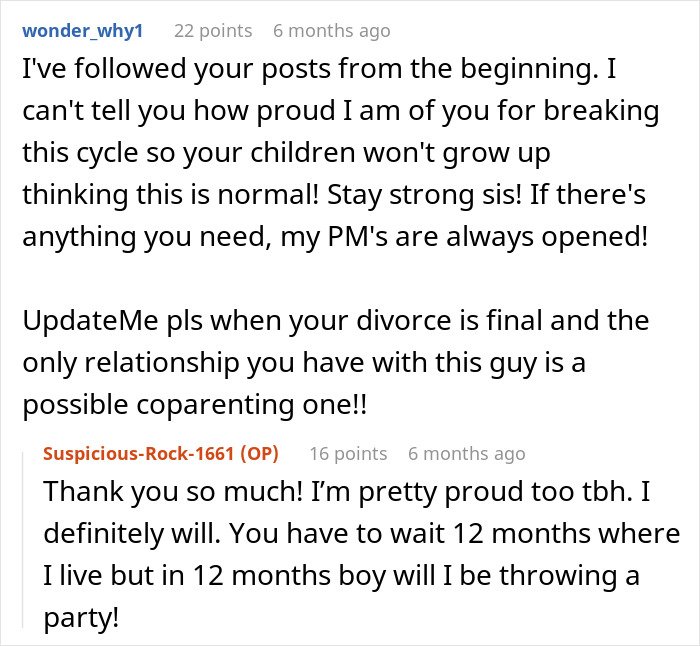 User comments discussing a woman’s struggles with her husband leaving and coming back, reflecting on relationship challenges.