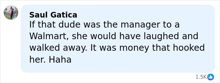 Comment on social media discussing Melania revealing what she said about the age gap in her relationship with Donald Trump.