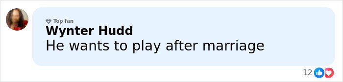 Comment from Wynter Hudd about relationships, related to Sacha Baron Cohen and Isla Fisher after divorce news.