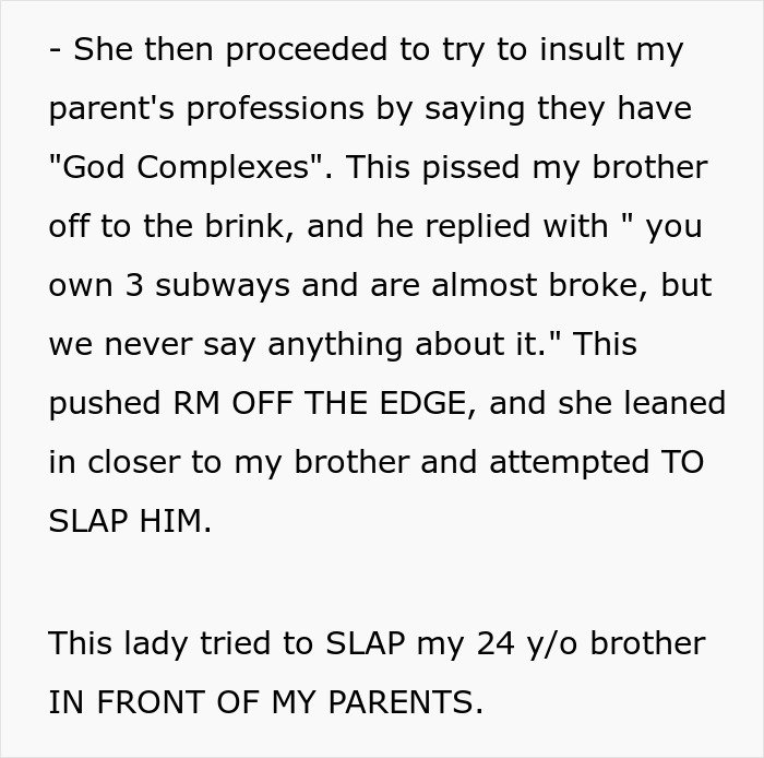 Text excerpt about a tense argument involving a roommate&rsquo;s parents using a spare key and acting like babysitters.
