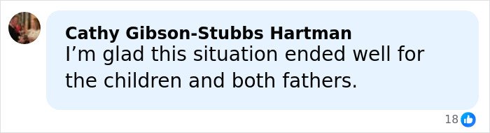Comment expressing relief that four missing kids have been safely returned to their dad after a foreign orphanage ordeal.