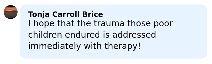 Comment about trauma and therapy for four missing kids returned to dad after foreign orphanage ordeal.