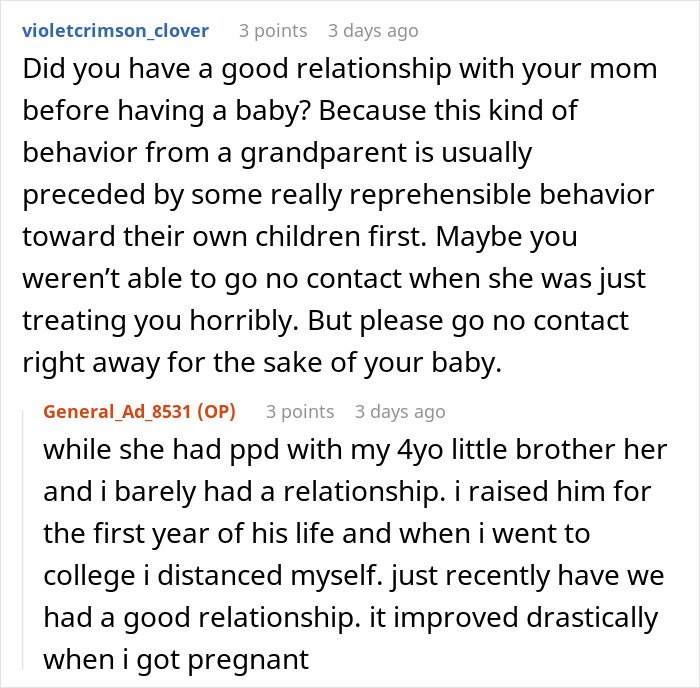 Text conversation about strained mom and adult daughter relationship involving grandparent behavior and CPS concerns.
