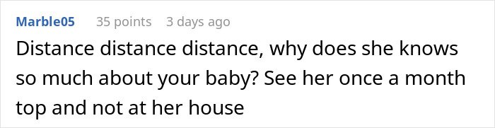 Comment discussing a mom's joke causing tension and mention of CPS concerns in a family conversation.