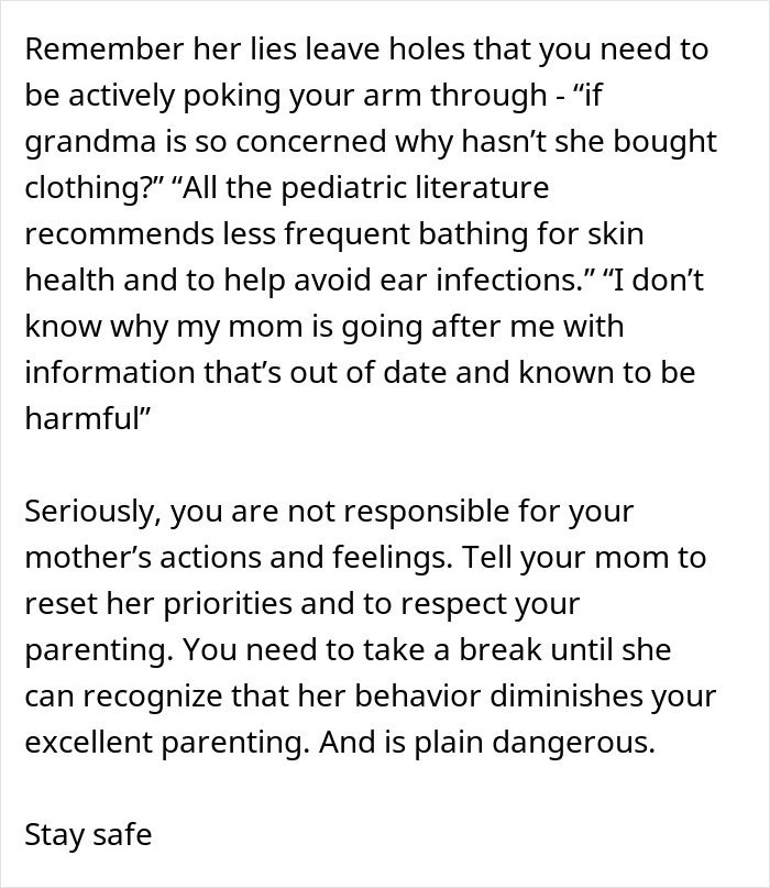 Text excerpt discussing a mom&rsquo;s joke causing conflict and concerns about parenting and calling CPS.