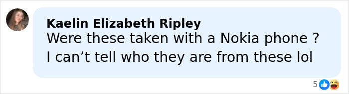 Comment by Kaelin Elizabeth Ripley questioning photo quality and identity, related to Timoth&eacute;e Chalamet appearance at hotel.