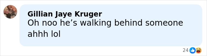 Text message conversation with a comment about someone walking behind another person, sparking Timoth&eacute;e Chalamet conspiracy theories.