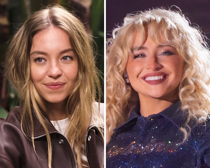Side-by-side images of Sydney Sweeney and Sabrina Carpenter, highlighting a viral claim sparking massive debate.