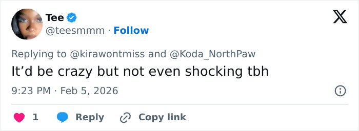 Social media post discussing viral theory claims about Epstein possibly still alive linked to Fortnite connection.