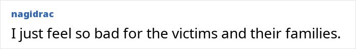 Text post with the message expressing sympathy for victims and families amidst Travis Scott and Kylie Jenner kids party controversy.