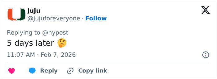 Tweet from JuJu mentioning neighbor of Nancy Guthrie and crucial information leading to police roof search.