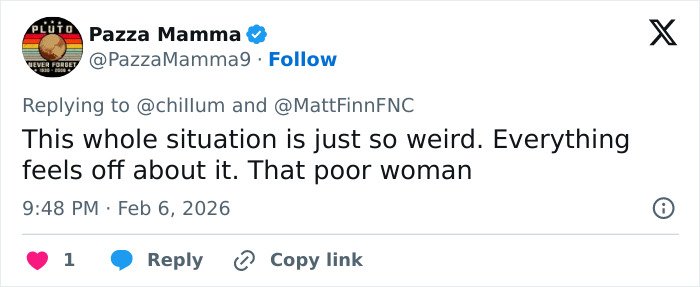 Screenshot of a tweet discussing the neighbor of Nancy Guthrie sharing crucial information leading to police roof search.