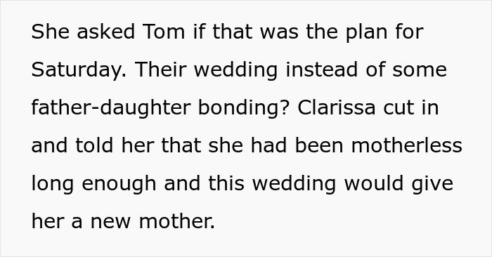 Teen making stepmom miserable on wedding day for trying to erase late mom’s memory shows conflict and family tension.