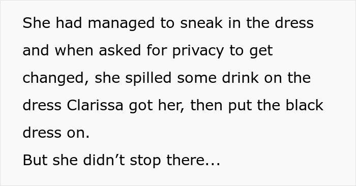 Teen making sure stepmom is miserable on wedding day for trying to erase late mom’s memory with dress sabotage.