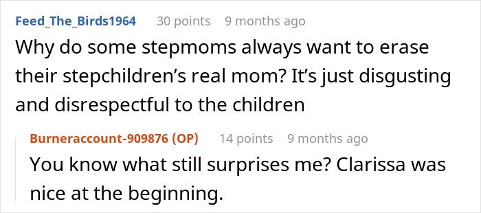 Teen makes sure stepmom is miserable on her wedding day for trying to erase late mom’s memory in family dispute.