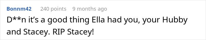 Screenshot of an online comment expressing sympathy for a teen ensuring her stepmom is unhappy on her wedding day.