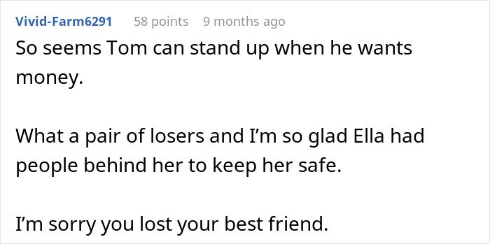 Comment on Reddit about a teen confronting her stepmom over trying to erase late mom’s memory with support for the teen.