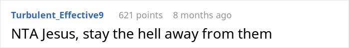 Screenshot of an online comment expressing support for a teen overwhelmed by parenting seven kids at his mom's house.