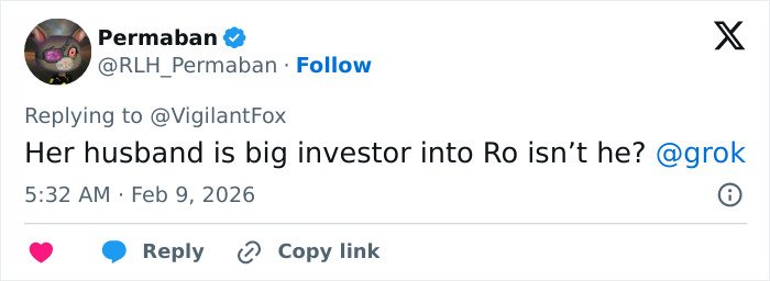 Tweet from Permaban replying to VigilantFox, mentioning Serena Williams slammed over Super Bowl ad and weight loss transformation controversy.