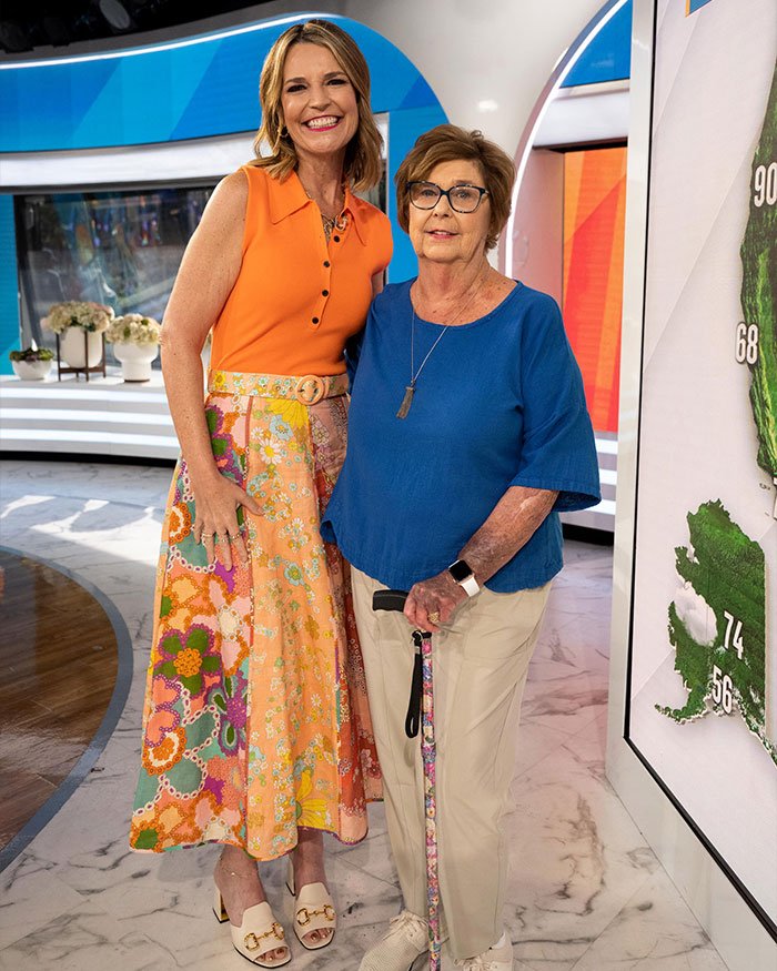 Two women standing in a studio discussing FBI insights on Nancy Guthrie's disappearance and recent case updates.