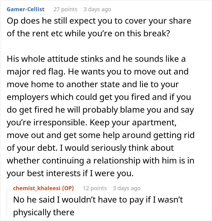 Red flag boyfriend demands girlfriend fix finances within a year or he won’t marry her, causing relationship concerns.