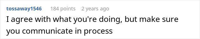 Comment on a social platform discussing communication during a man taking advantage of wife’s submissive nature situation.