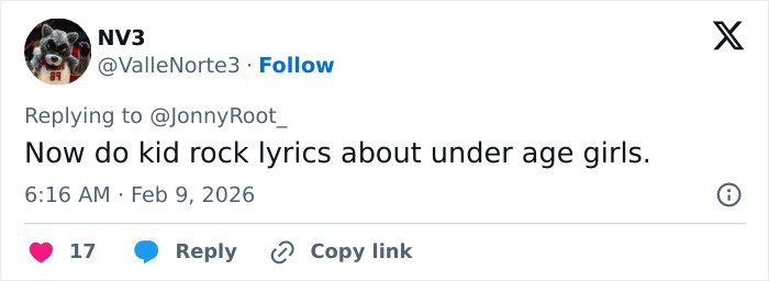 Screenshot of a Twitter reply discussing explicit lyrics, highlighting heated debate after Super Bowl fans translate Bad Bunny’s song.