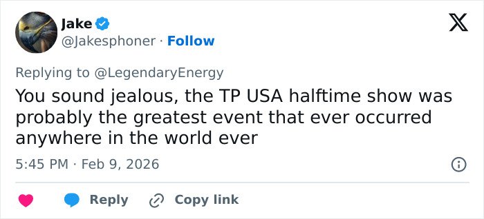Screenshot of a social media debate about Super Bowl fans translating Bad Bunny’s explicit lyrics during the halftime show.