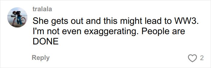 Social media comment predicting major conflict after Ghislaine's release, linked to Epstein investigation and FBI documents.