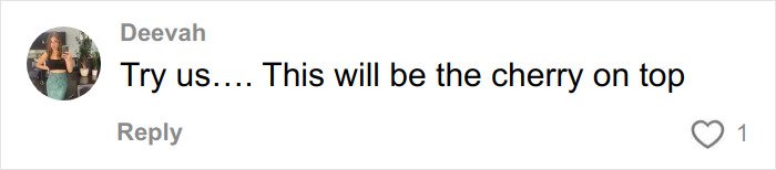 User comment on social media post, mentioning a positive reaction, related to Epstein investigation and FBI documents.