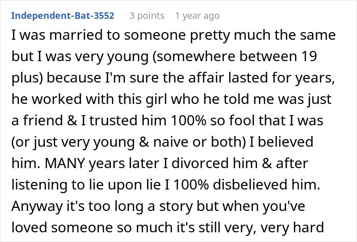 Man reflecting on marriage struggles after discovering he has a 12-year-old daughter and years of lies revealed.